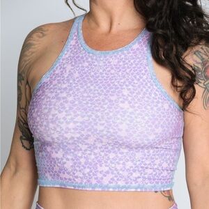 Teeki Women's Mermaid Fairy Queen Lavender Mermaid Tank M/L